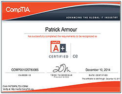 CompTIA A Plus Certification